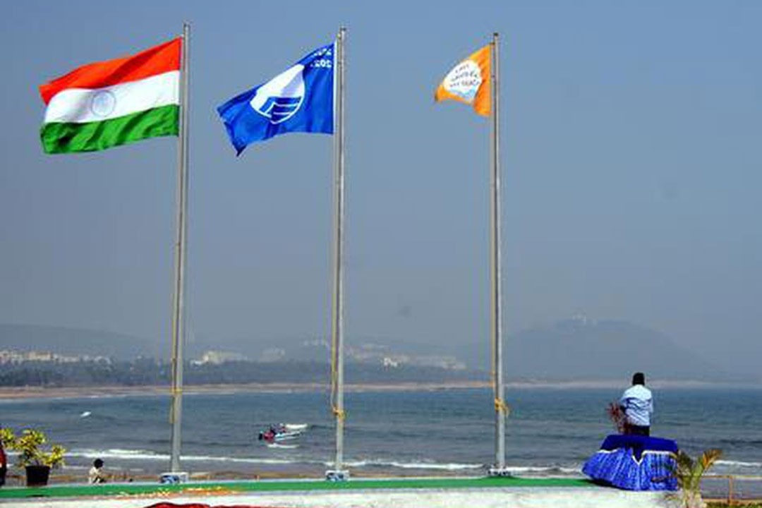 Rushikonda Beach Regained Blue Flag Certification