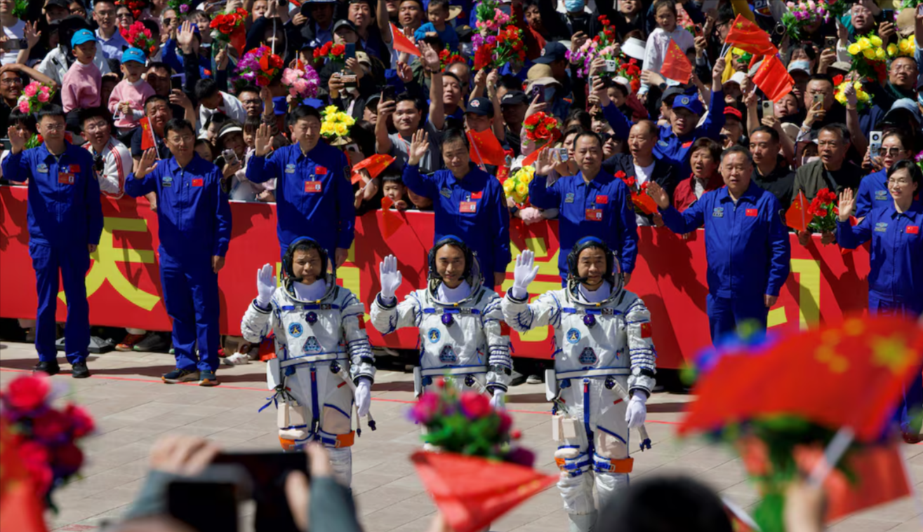 China Launches Shenzhou-20 Mission to Tiangong Space Station on Space Day
