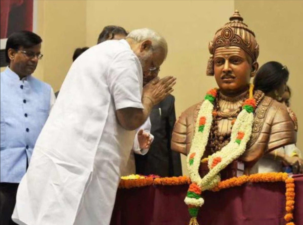 Prime Minister Narendra Modi honored Jagadguru Basaveshwara on Basava Jayanti