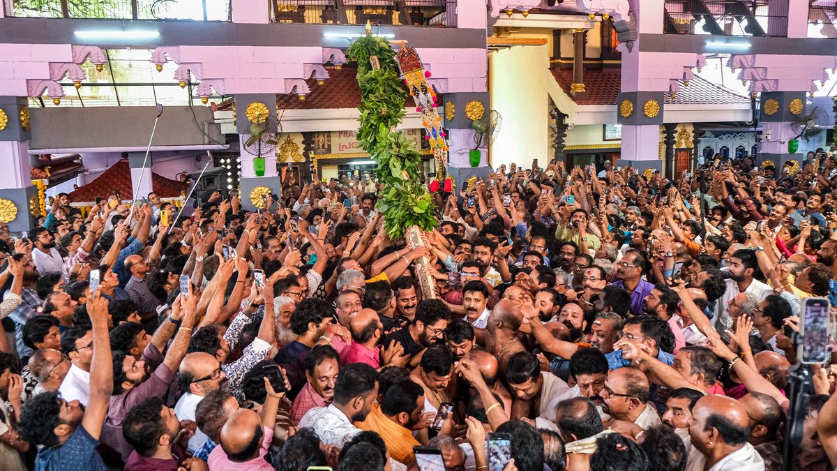 Thrissur Pooram Festivities Kick Off with Ceremonial Flag Hoisting