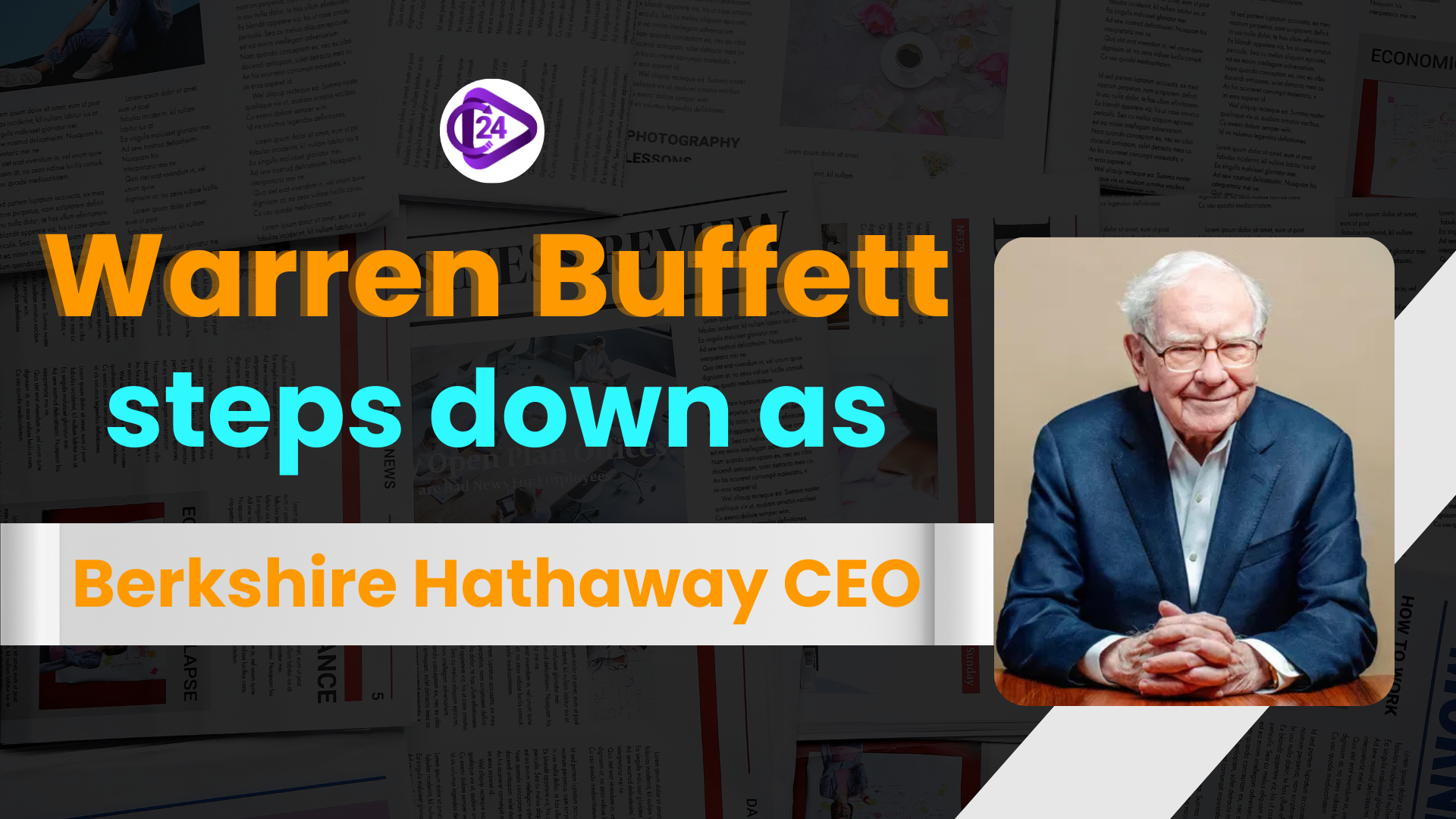 Warren Buffett stepped down as the CEO of Berkshire Hathaway at the age of 94.