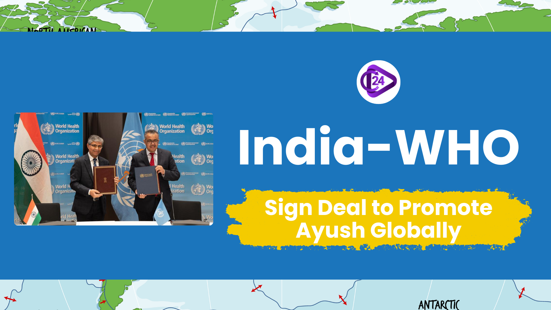 India signs a landmark deal with the WHO to help promote Ayush around the world.