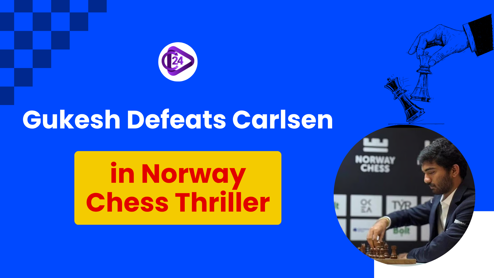 Gukesh Defeats Carlsen in Classical Chess at Norway 2025