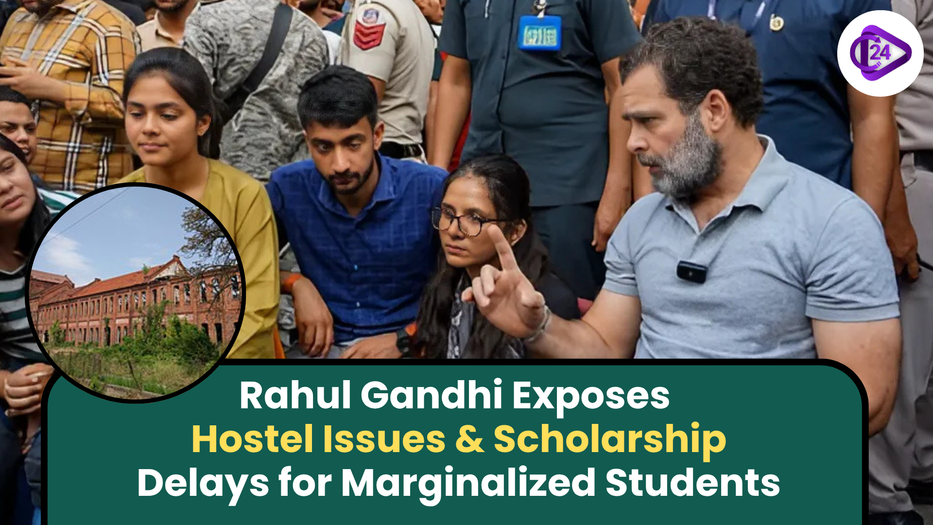 Rahul Gandhi Writes to PM Modi, Urges Action on Hostel Conditions and Delayed Scholarships for Marginalised Students