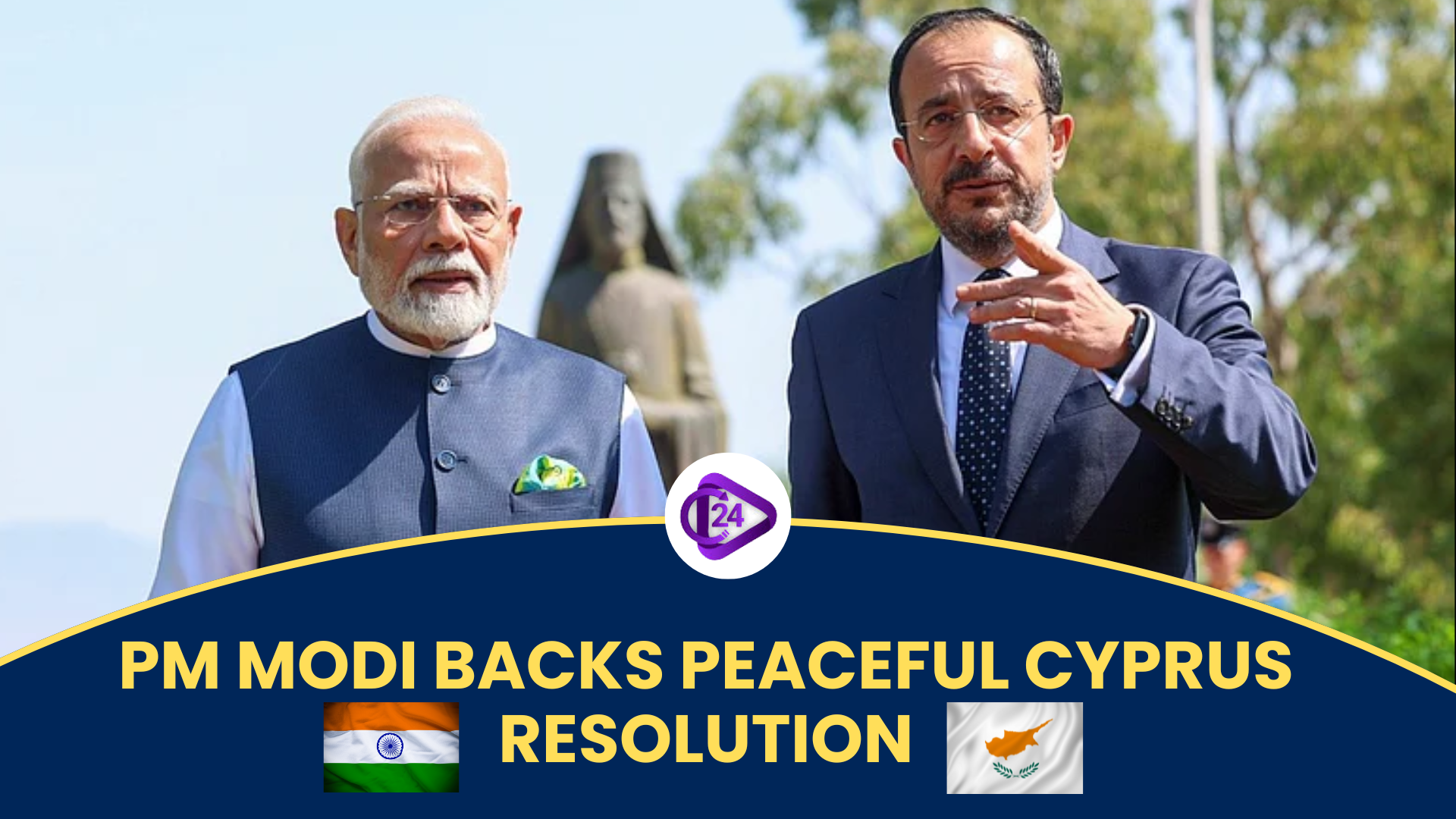 India Supports 'Peaceful Resolution' of Cyprus Issue: PM Modi's visit to Cyprus
