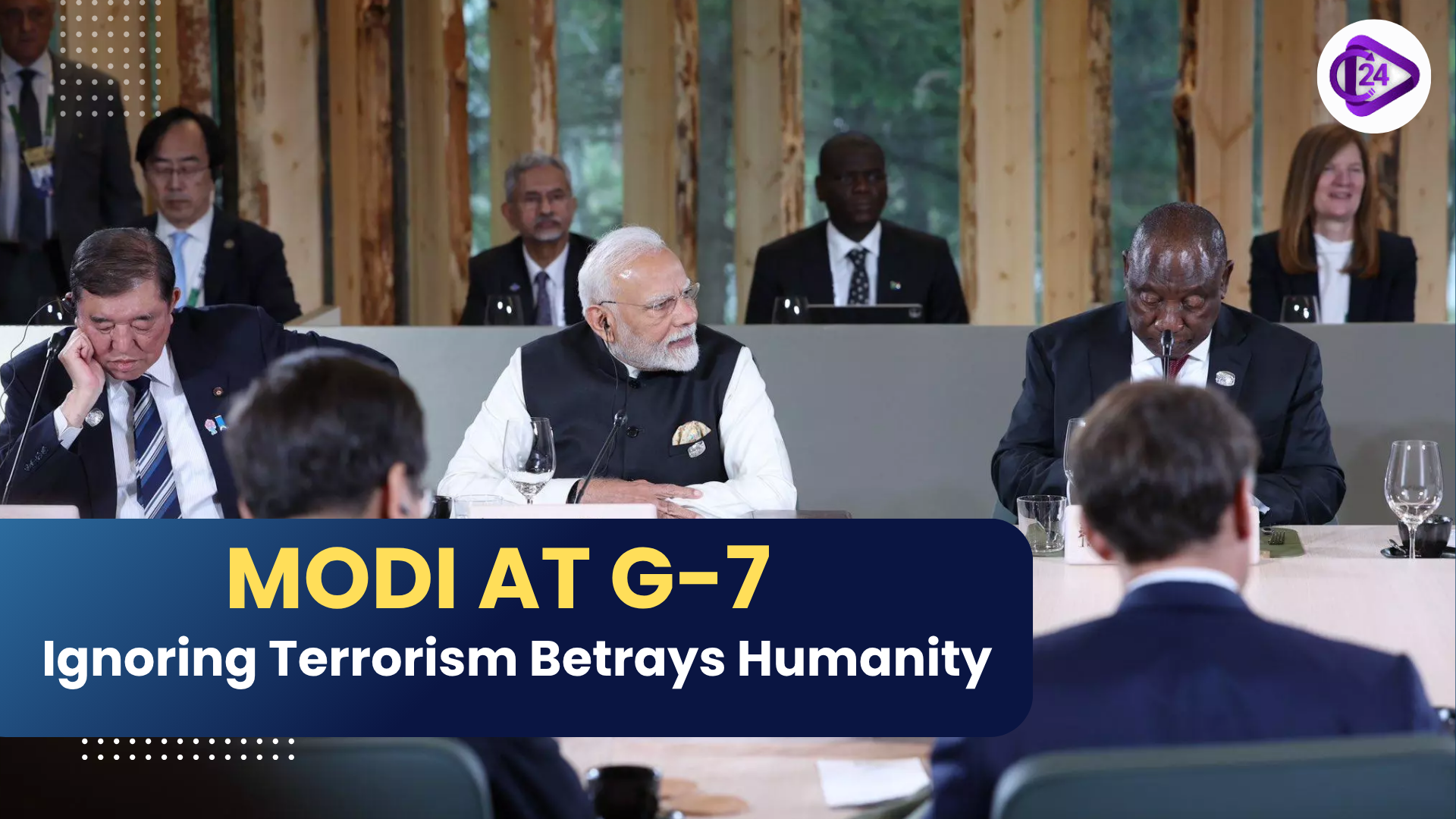 PM Modi at G-7 Summit: Turning a Blind Eye to Terrorism is a Betrayal of Humanity