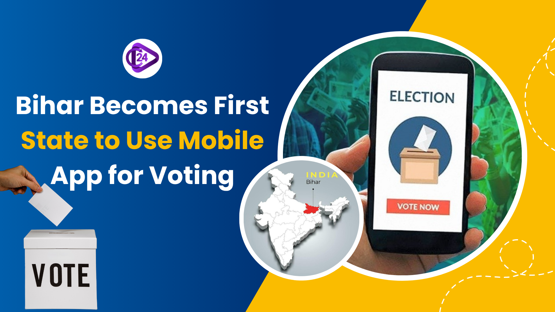 Bihar Becomes First State to Use Mobile App for Voting