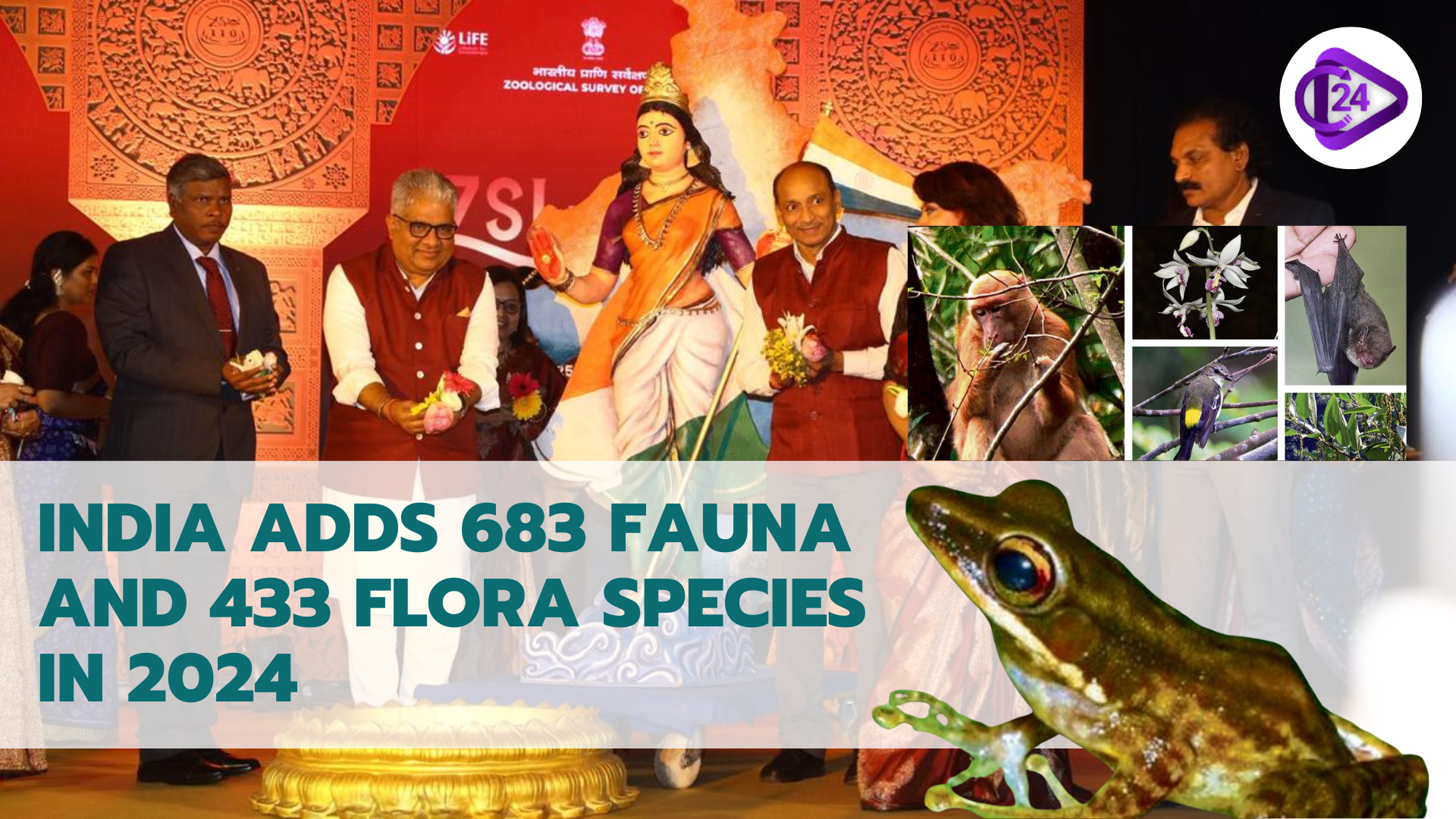 India Adds 683 New Fauna Species and 433 Flora Taxa in 2024