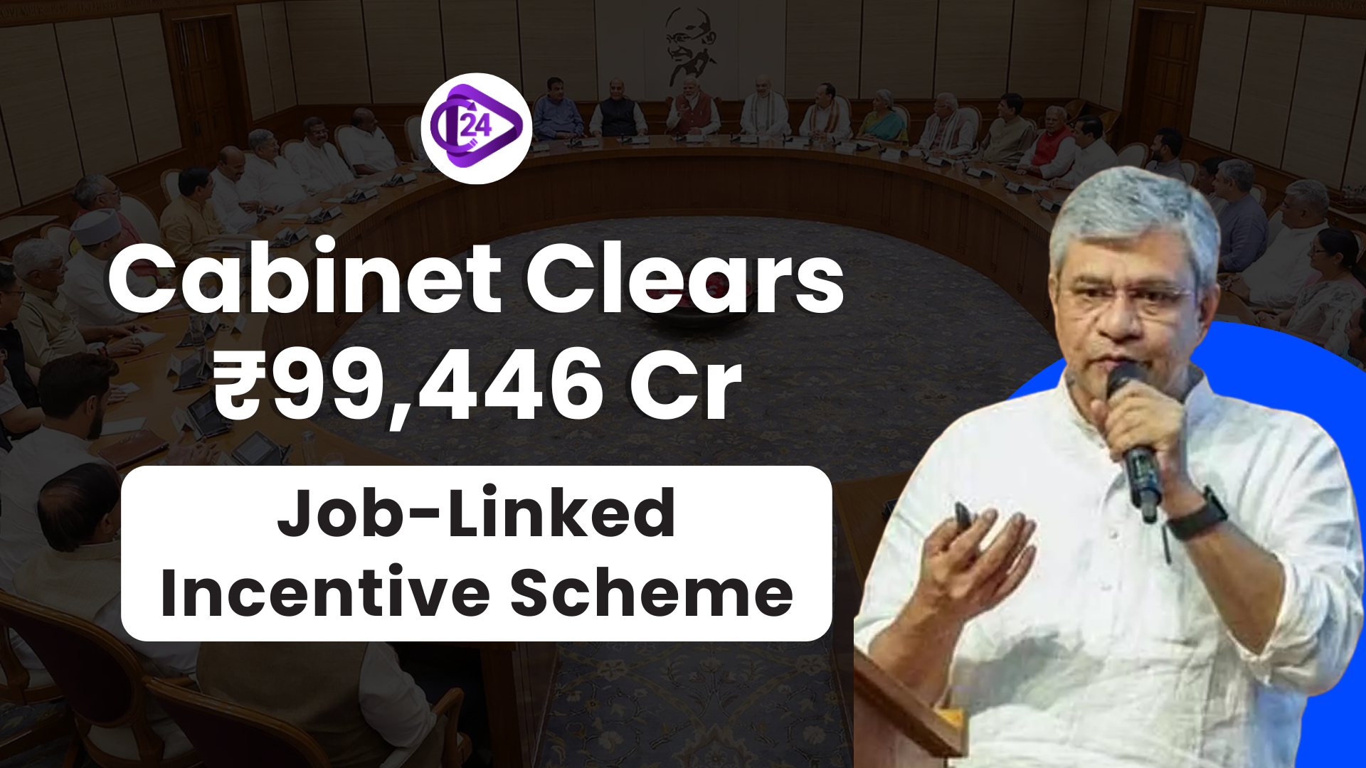 Cabinet Approves ₹99,446 Crore Employment-Linked Incentive Scheme