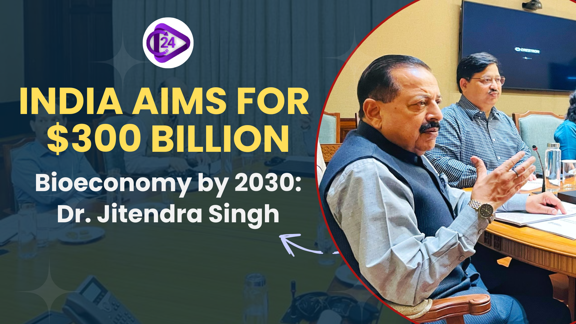 India Targets $300 Billion Bioeconomy by 2030: Dr. Jitendra Singh Unveils Vision at World Bioproduct Day