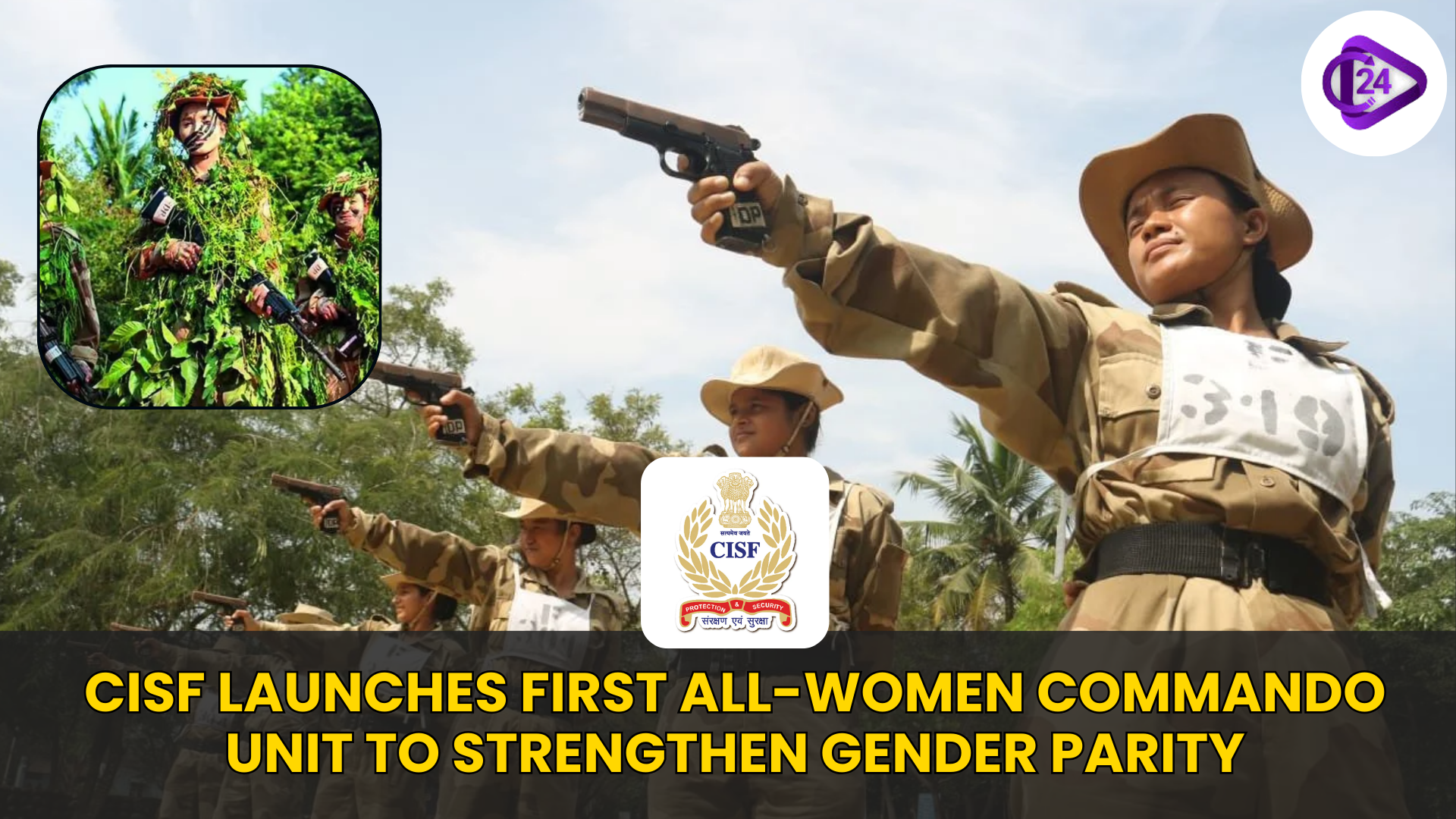 CISF Launches First All-Women Commando Unit to Strengthen Gender Parity