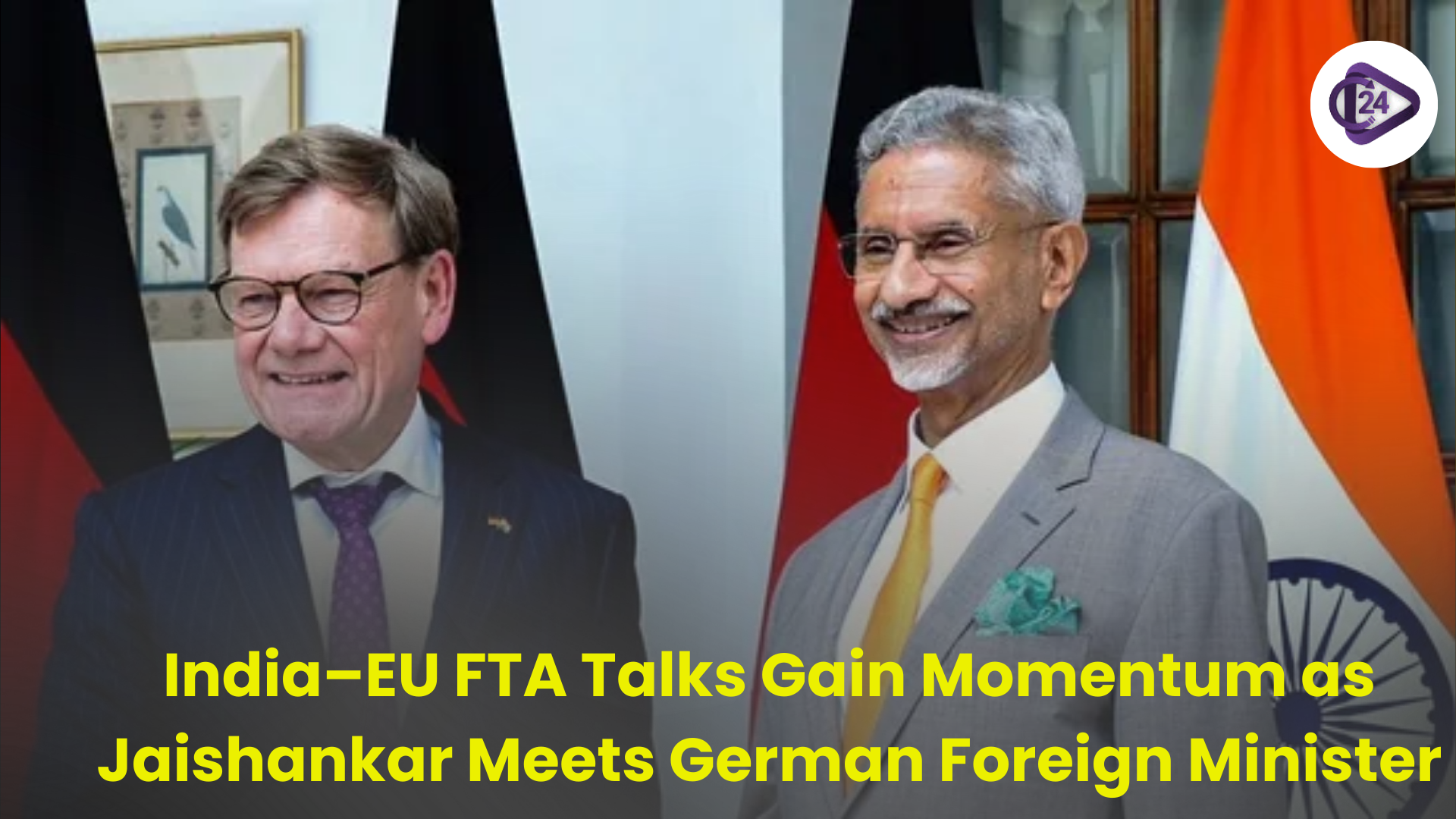 India–EU FTA Talks Gain Momentum as Jaishankar Meets German Foreign Minister