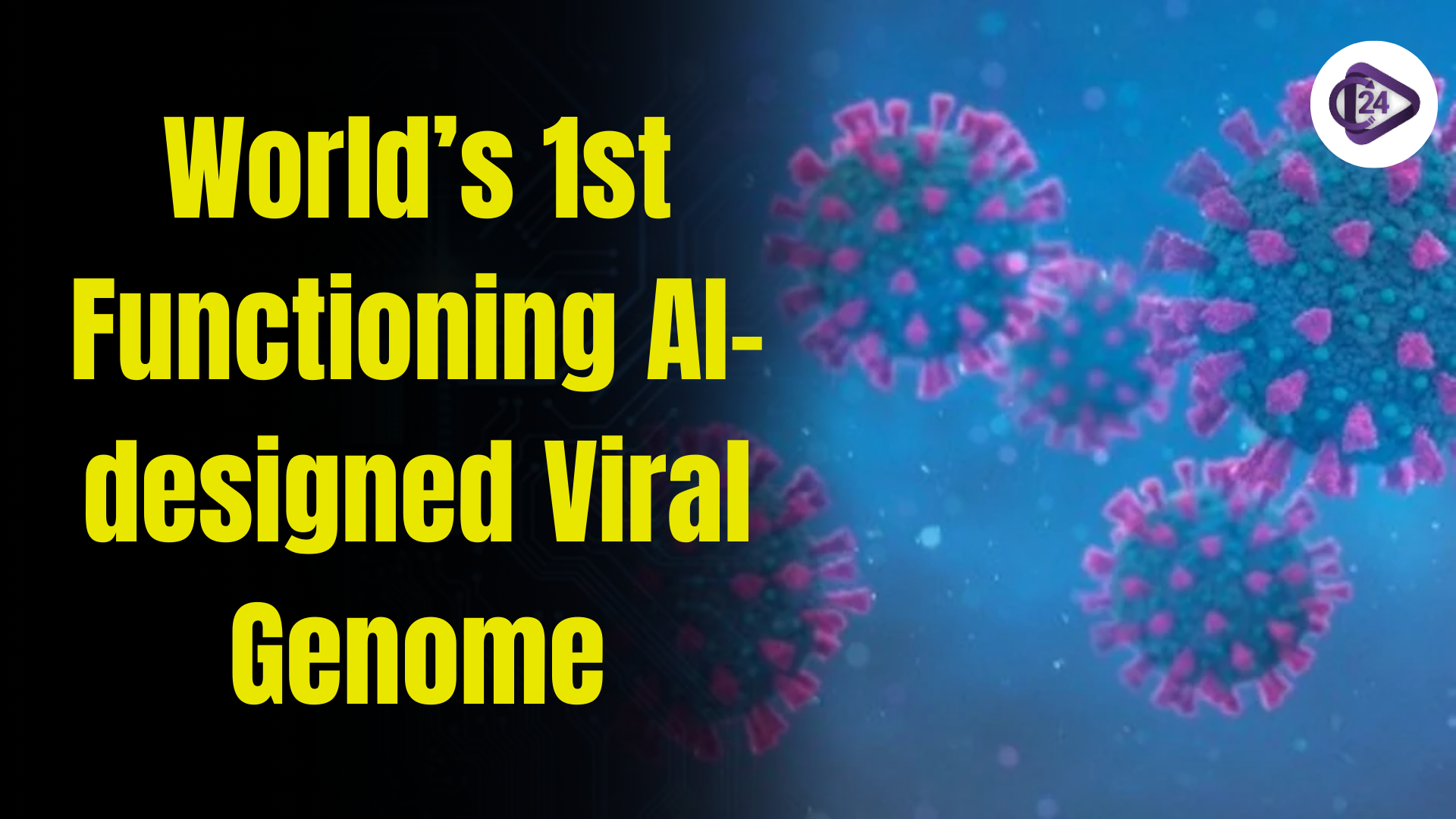 World’s 1st Functioning AI-designed Viral Genome