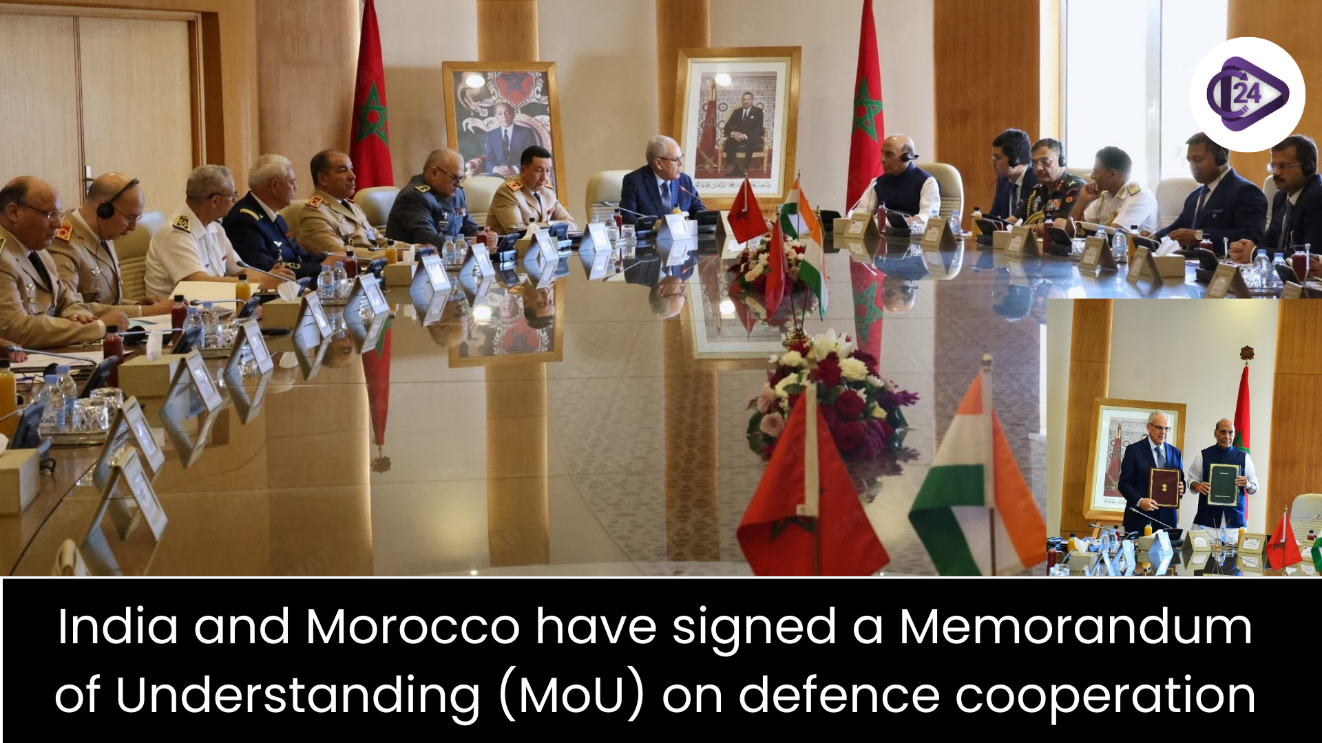 India and Morocco Sign MoU to Boost Defence Cooperation