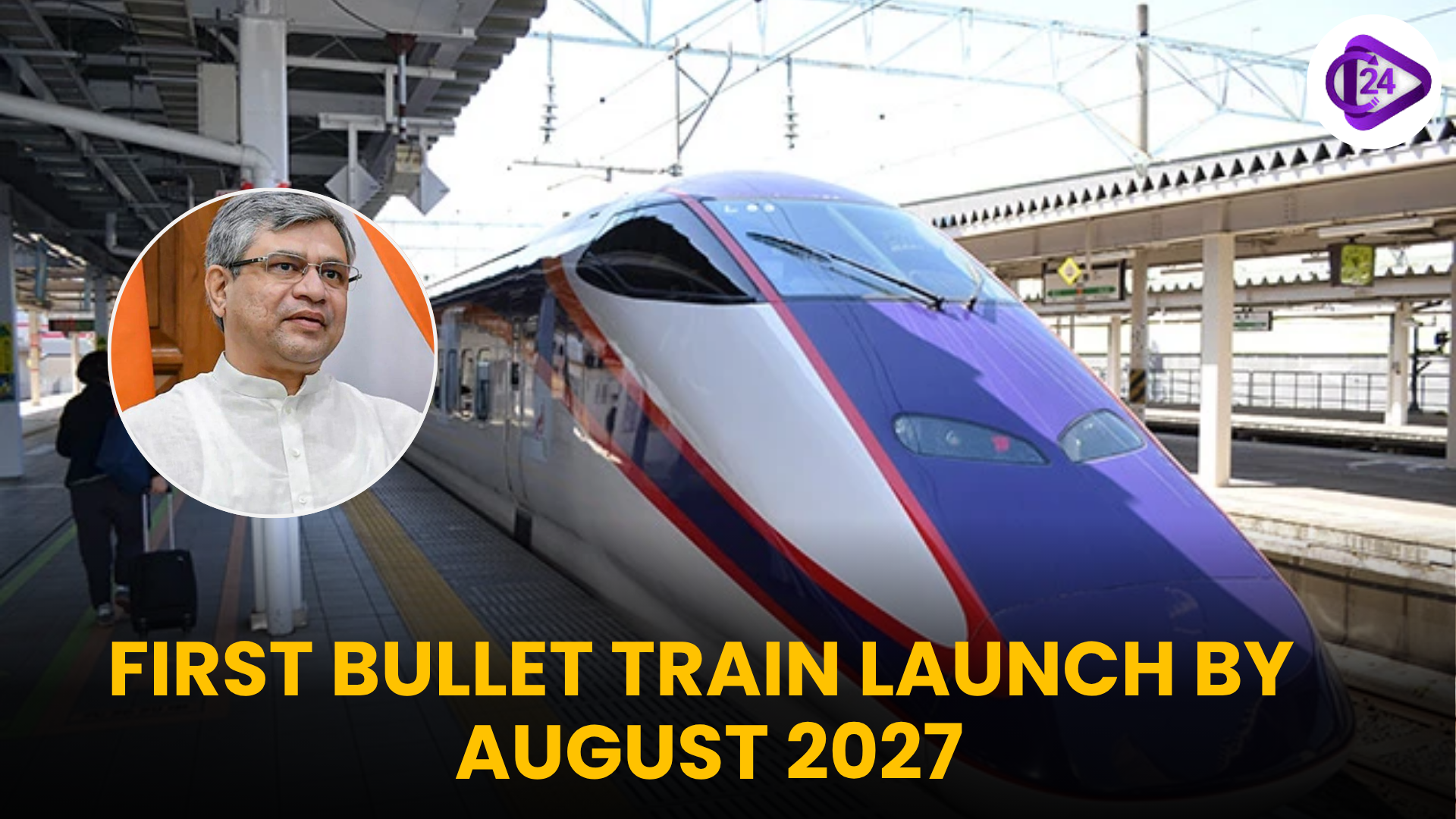 First Bullet Train in India to Begin Operations by August 2027