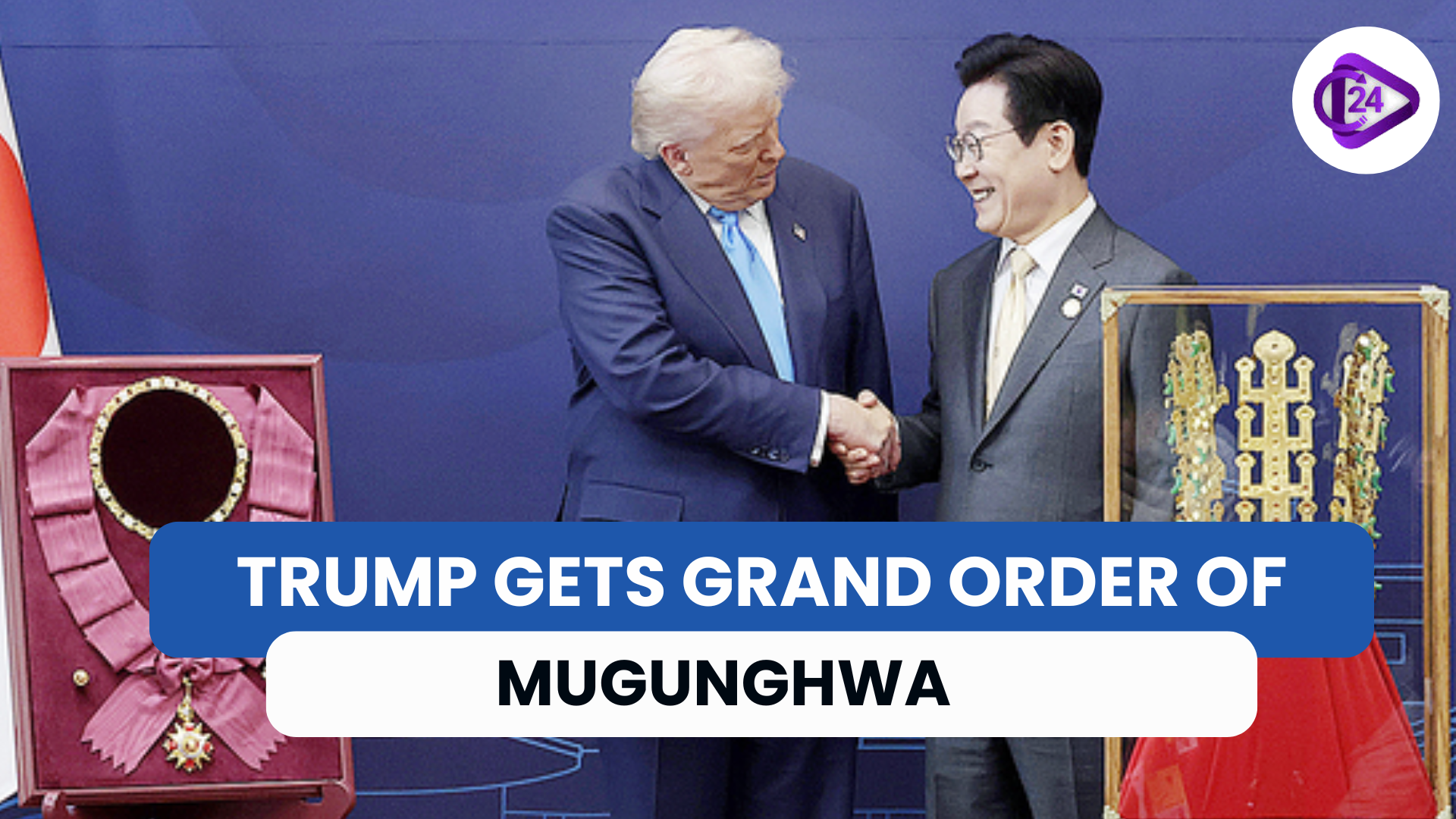 Trump Honored with South Korea’s Grand Order of Mugunghwa