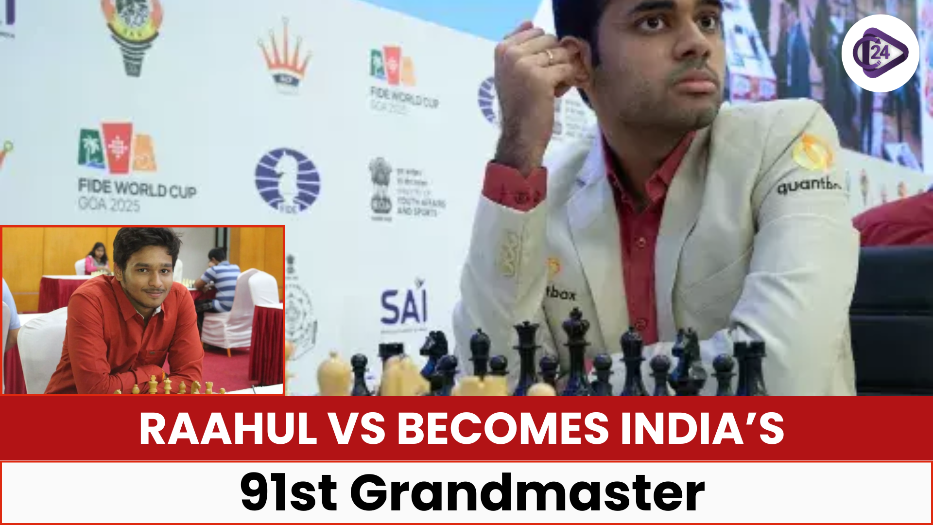 Raahul VS becomes India’s 91st Grandmaster after ASEAN Championship triumph