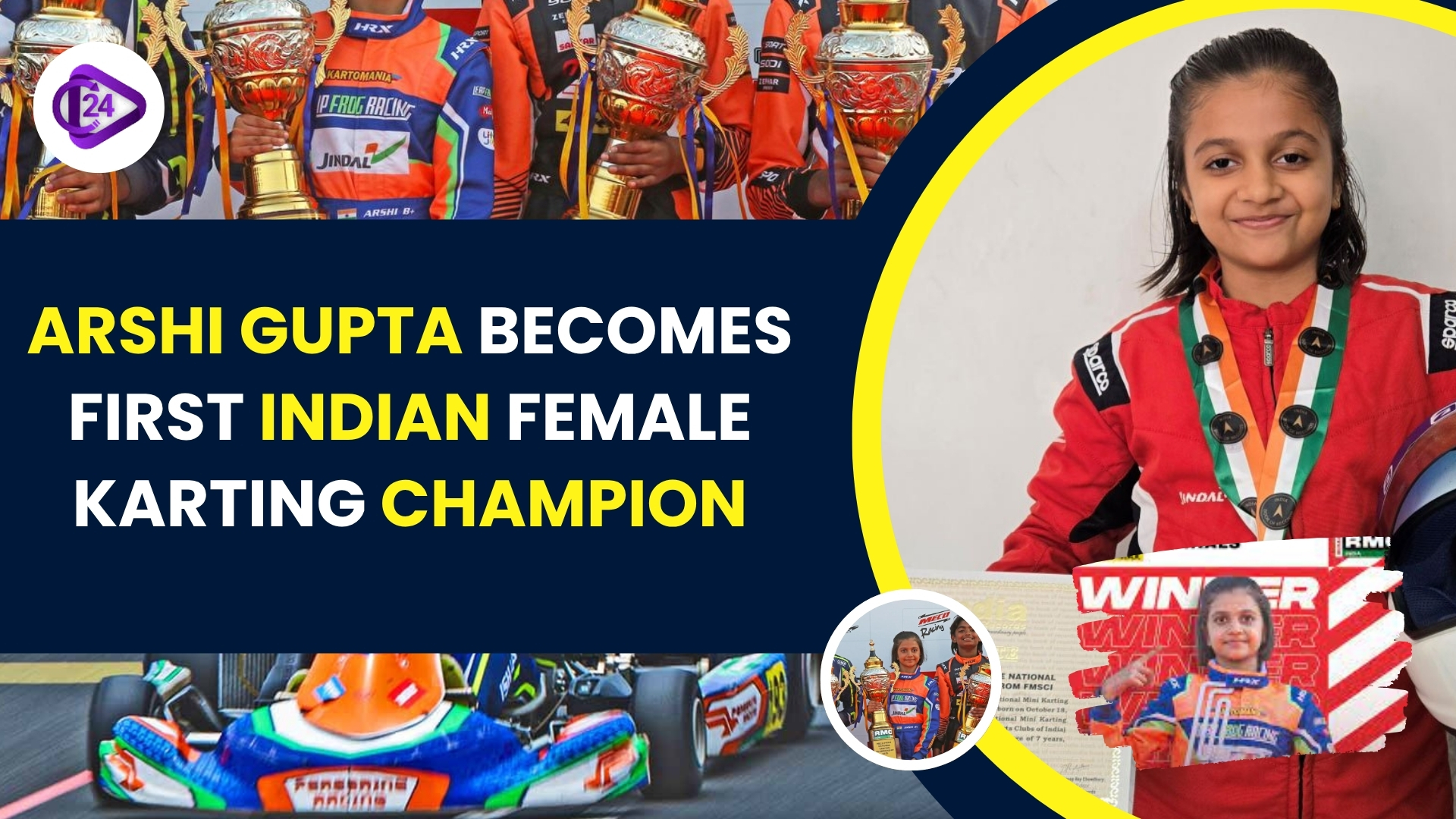 Arshi Gupta Becomes the First Indian Girl to Win National Karting Championship