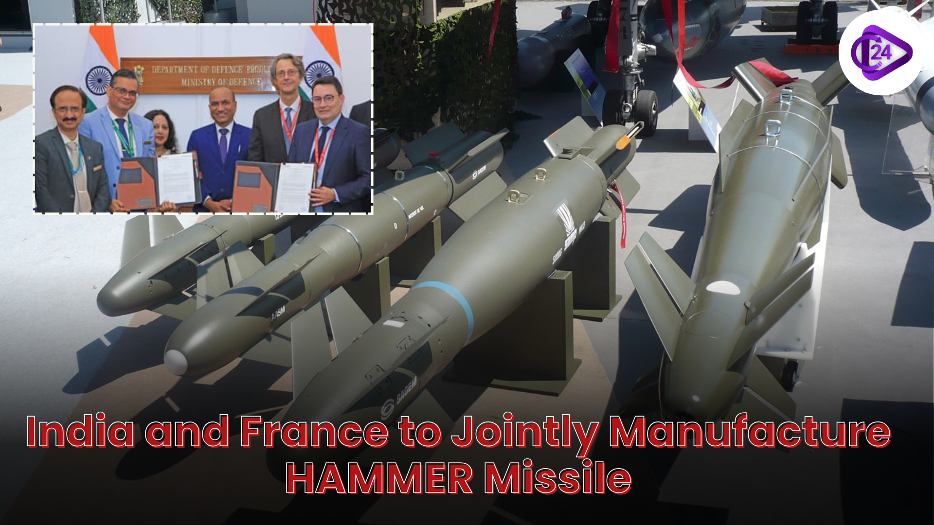 BEL and Safran JV to Manufacture HAMMER Missiles in India