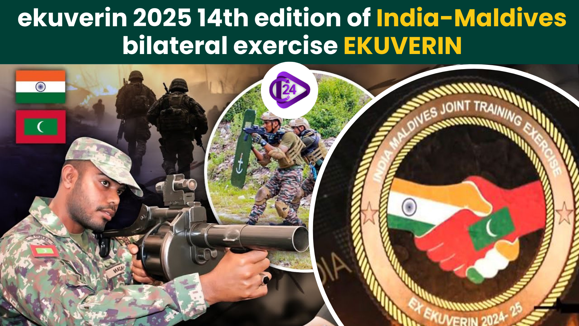 India, Maldives Begin 14th Edition of Exercise Ekuverin 2025