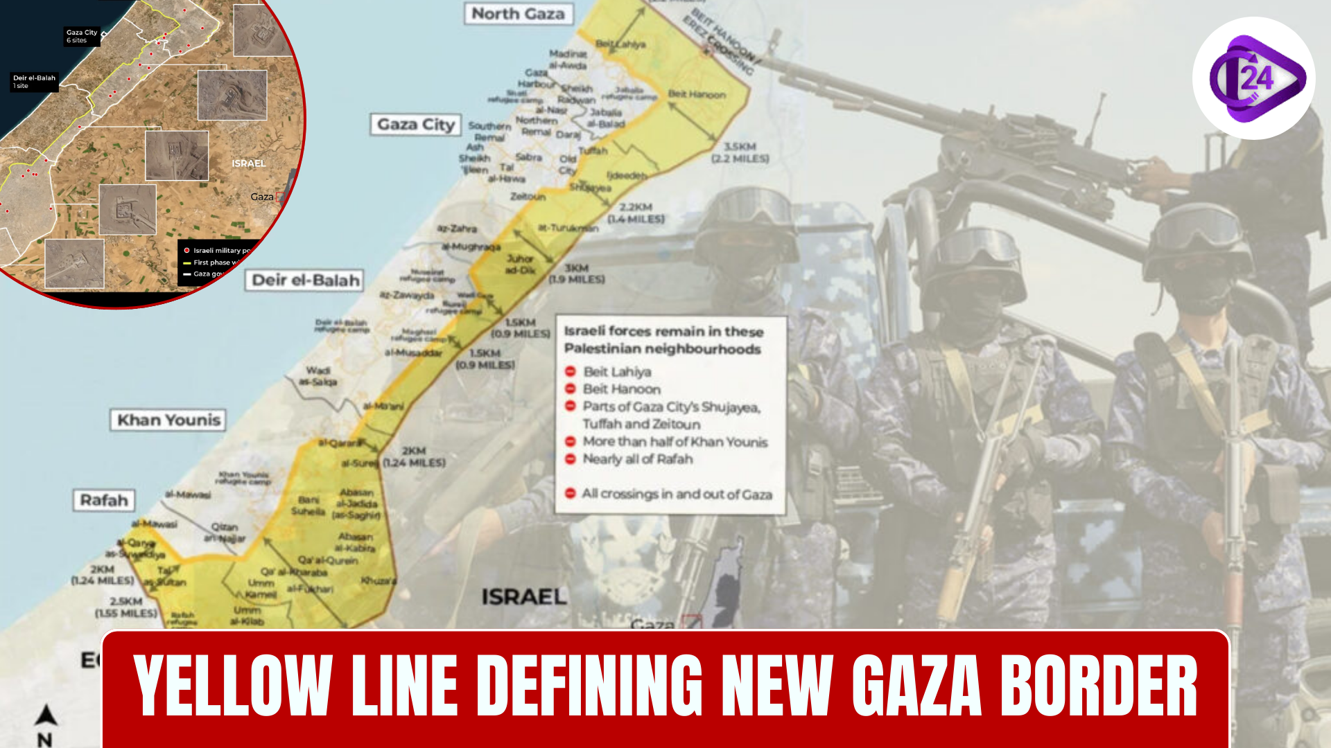 Israel Marks ‘Yellow Line’ as Fresh Boundary in Gaza Amid Ceasefire