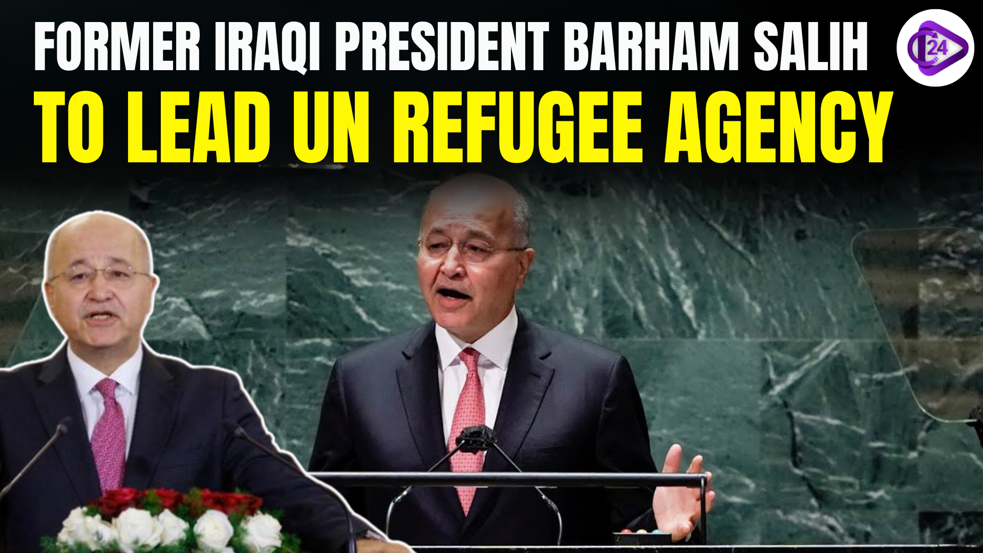 Former Iraqi President Barham Salih Takes Charge of UN Refugee Agency