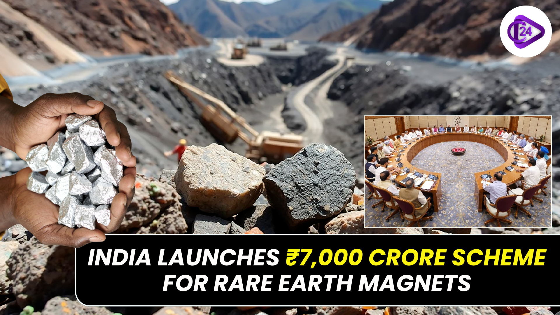 Government of India Launches ₹7,280 Crore Scheme for Rare Earth Permanent Magnets