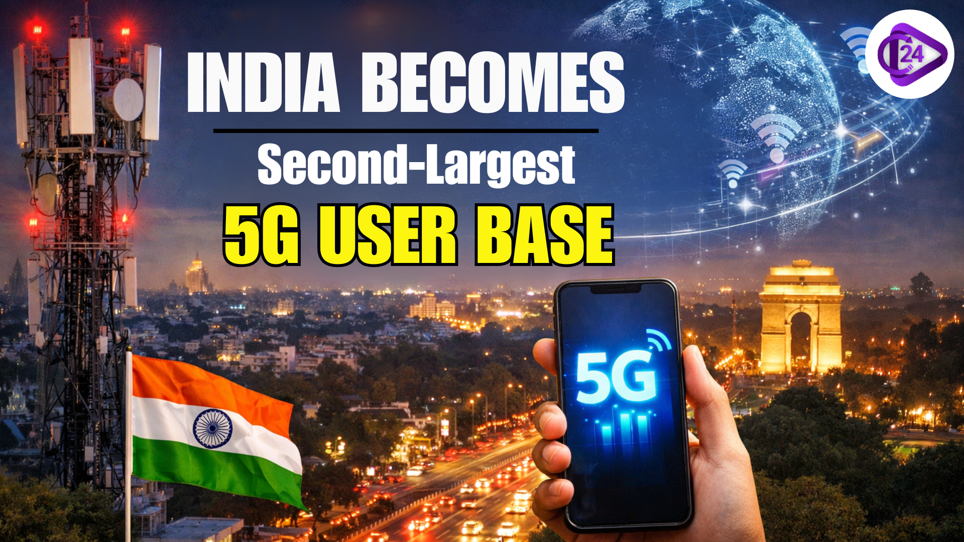 India Becomes World’s 2nd-Largest 5G Market with Over 400 Million 5G Users