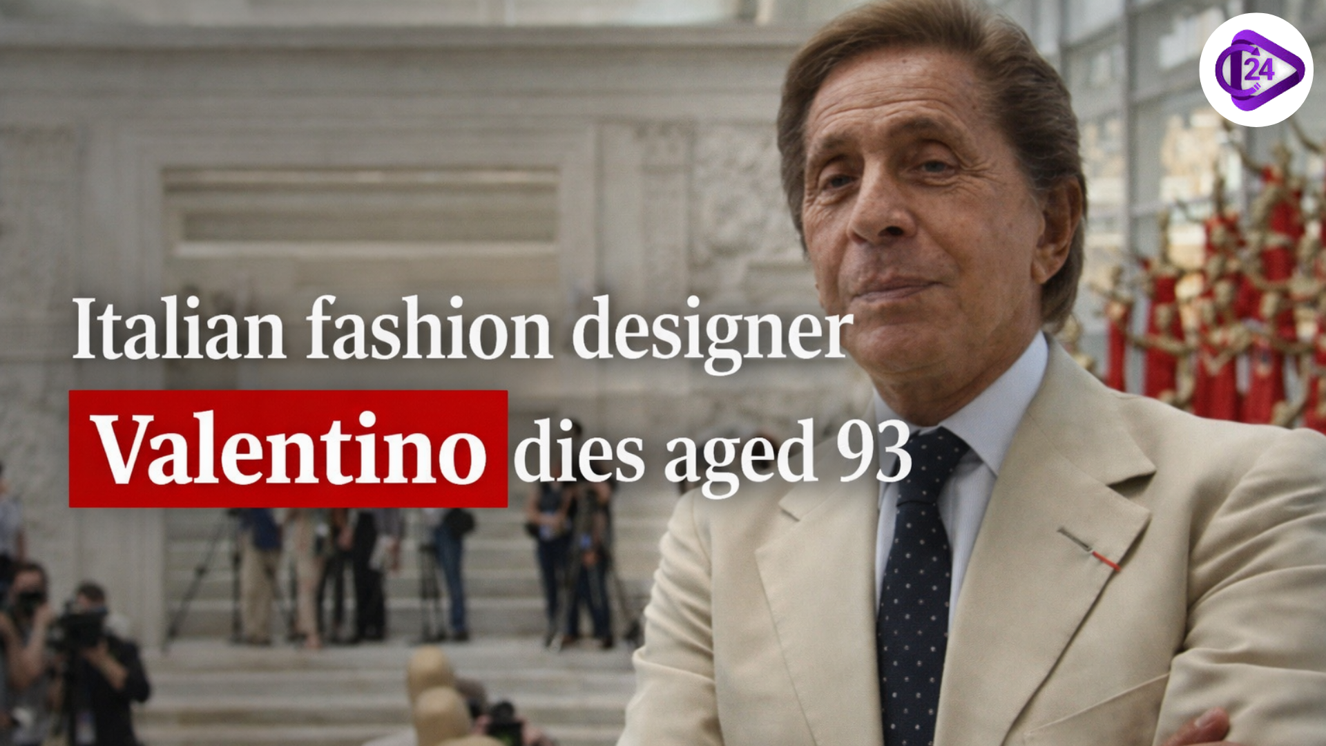 Italian Fashion Designer Valentino Dies Aged 93