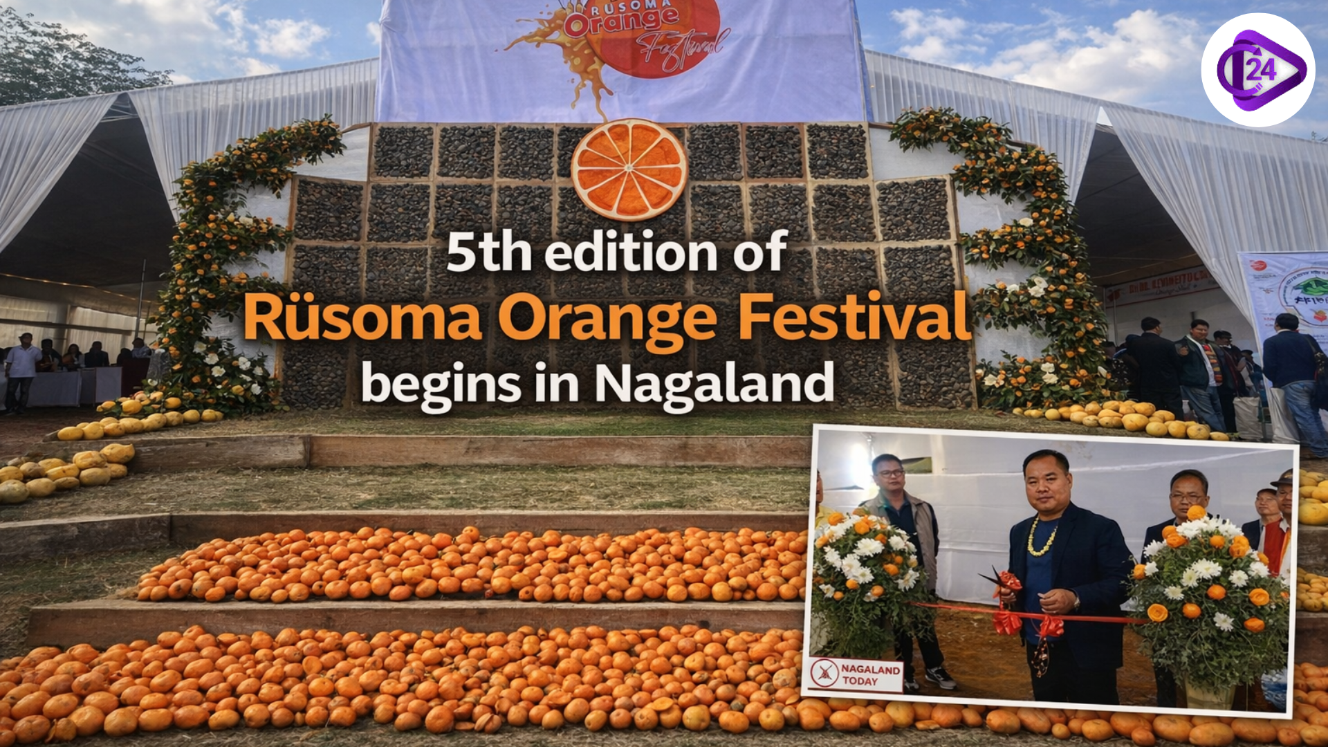 5th edition of Rüsoma Orange Festival begins in Nagaland