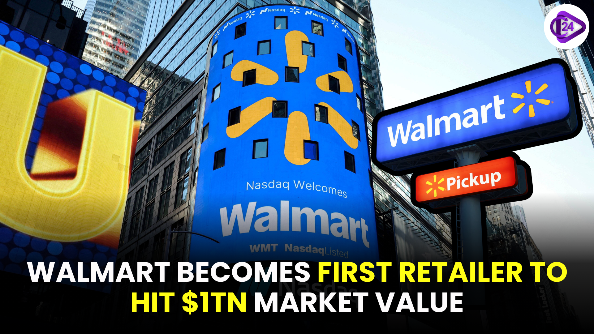 Walmart Becomes First Retailer to Hit $1tn Market Value