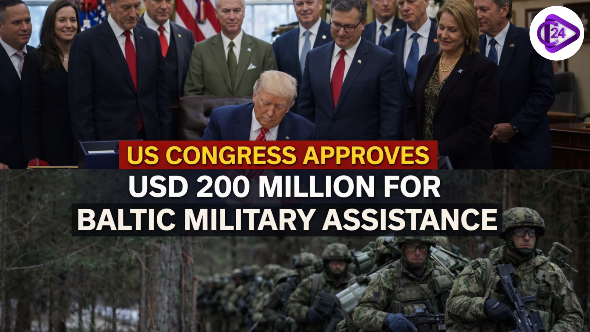 US Congress Approves USD 200 Million for Baltic Military Assistance
