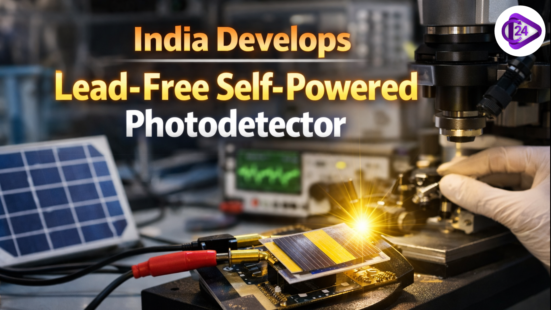 India Develops Lead-Free Self-Powered Photodetector