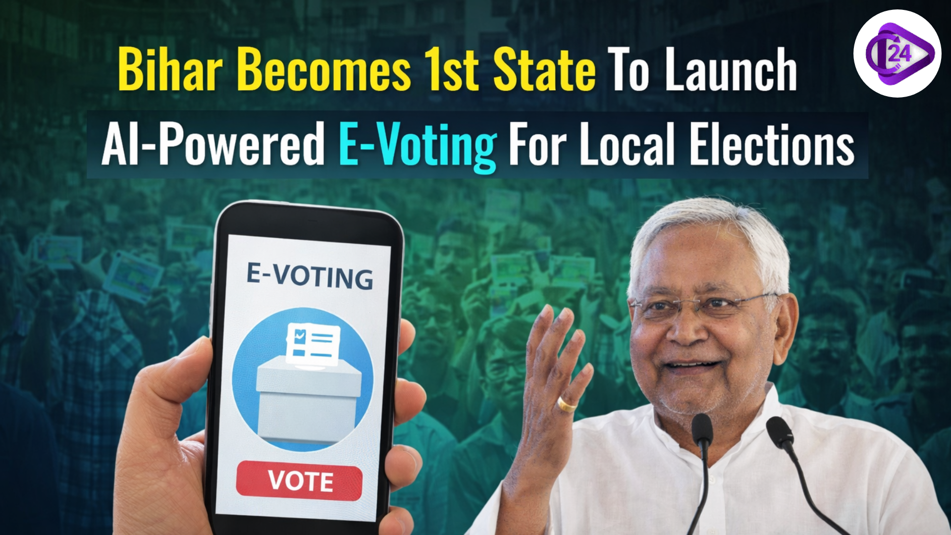 Bihar Becomes 1st State To Launch AI-Powered E-Voting For Local Elections