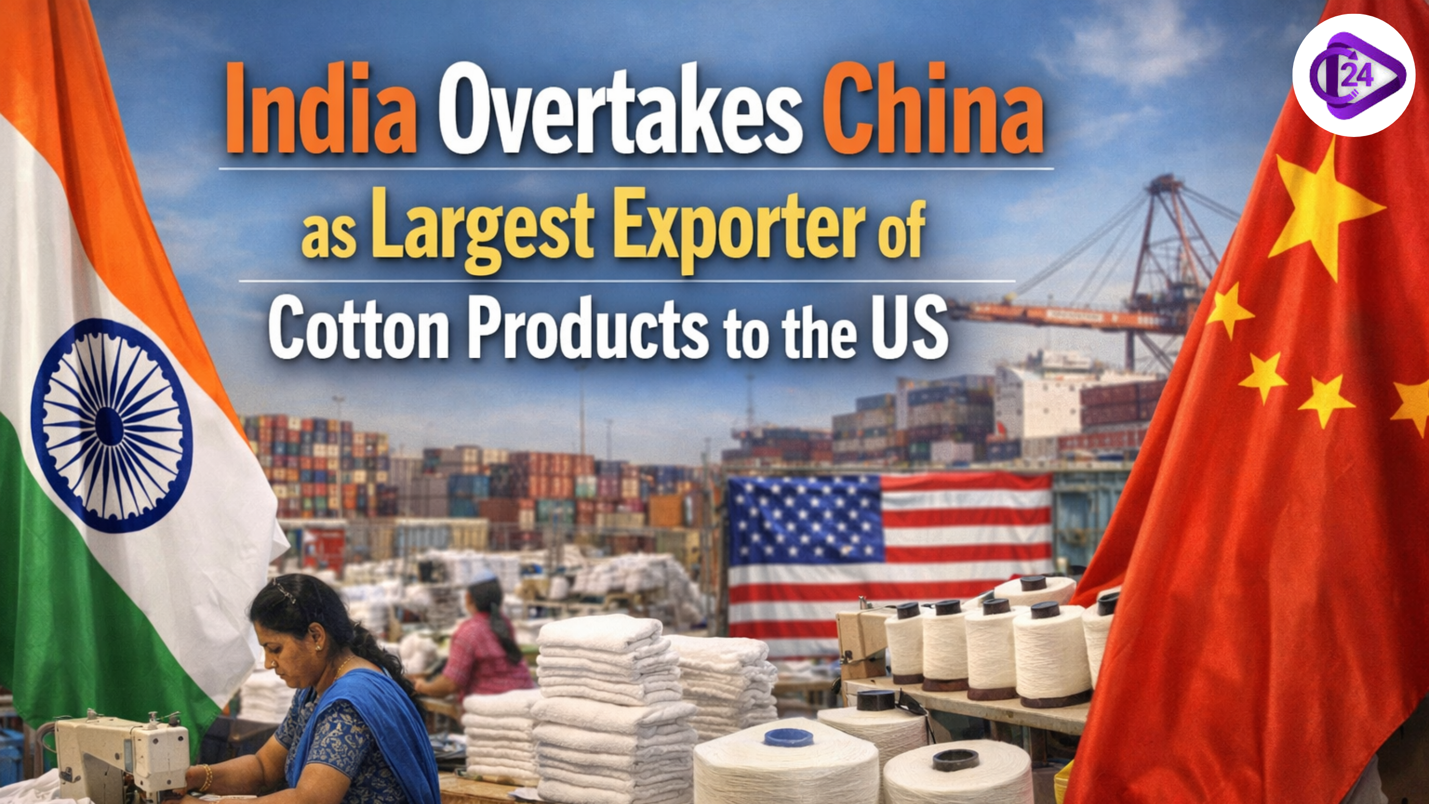 India Overtakes China as Largest Exporter of Cotton Products to the US 