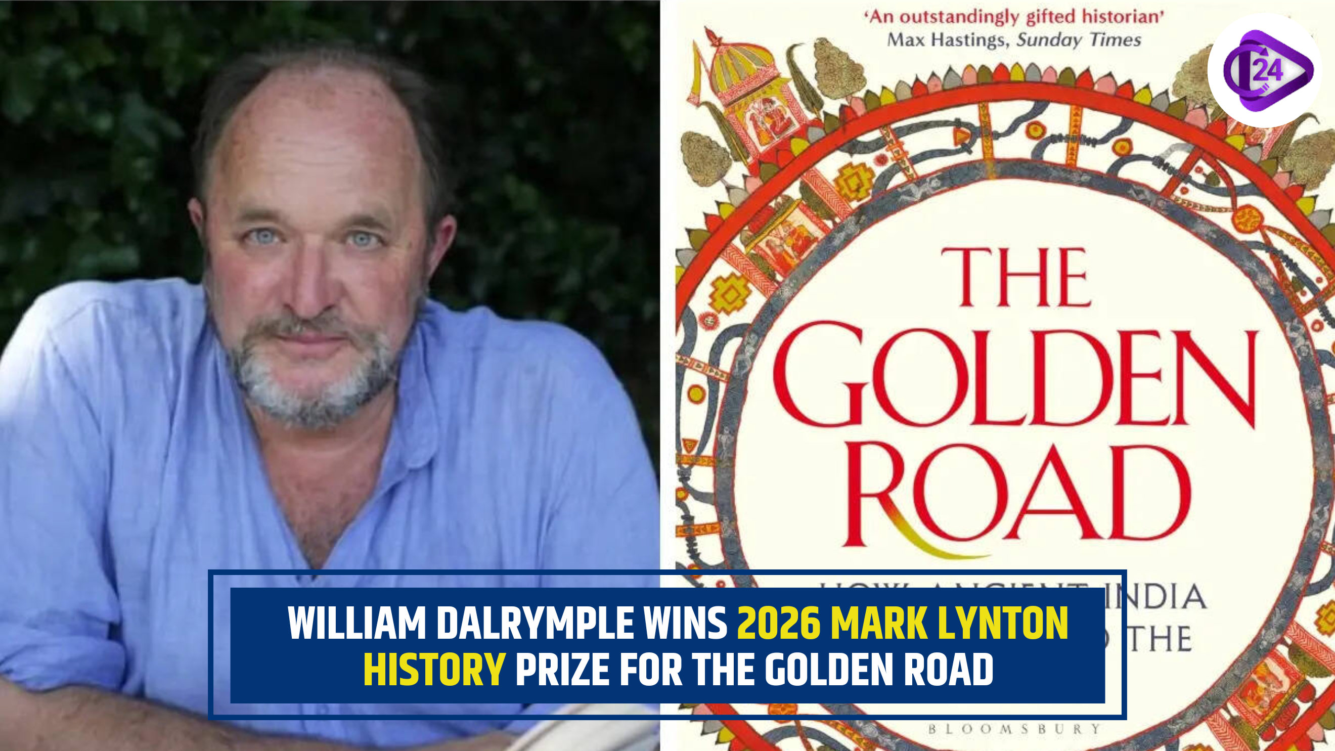 William Dalrymple Wins 2026 Mark Lynton History Prize for The Golden Road