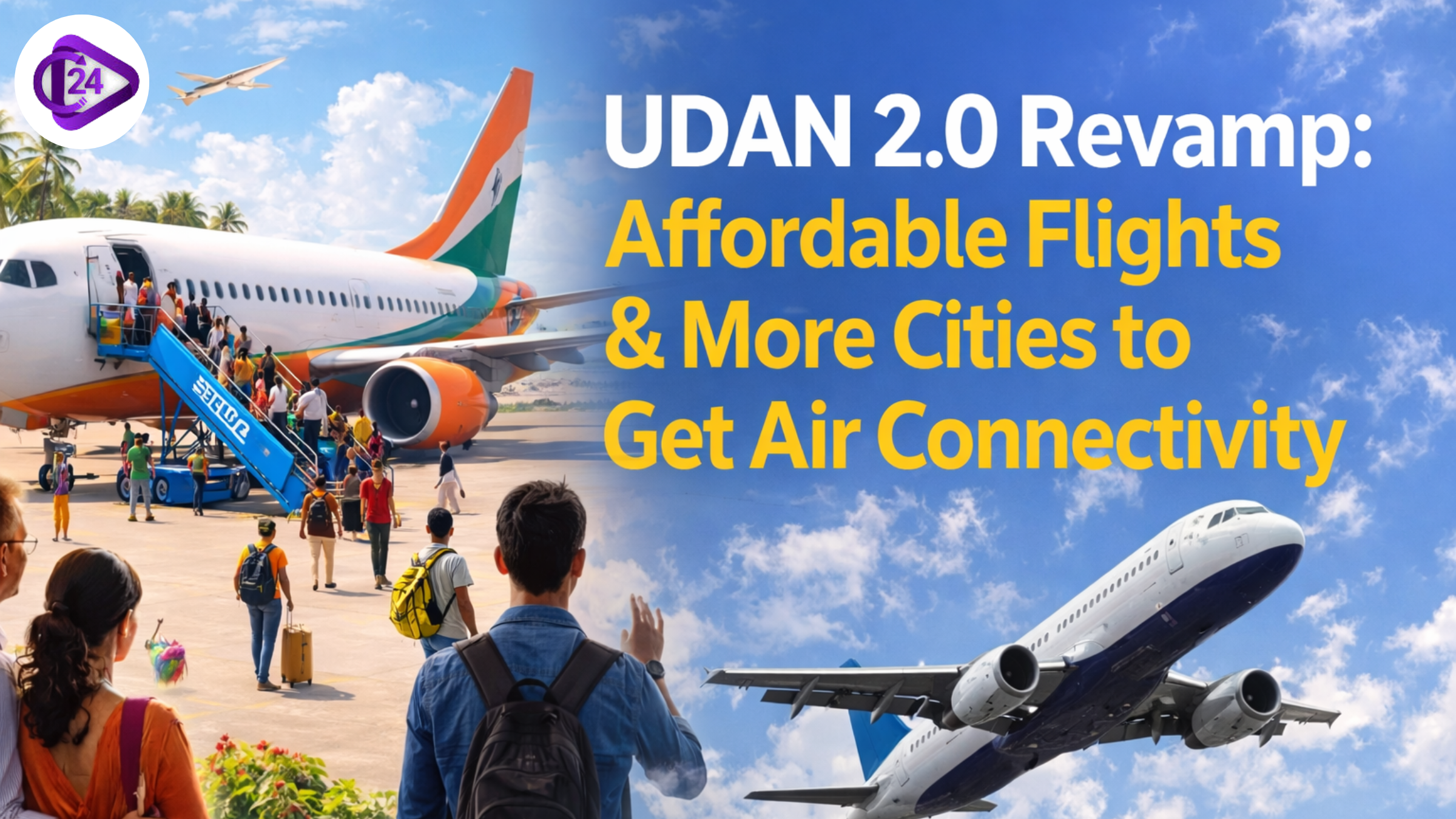 UDAN 2.0 Revamp: Affordable Flights & More Cities to Get Air Connectivity