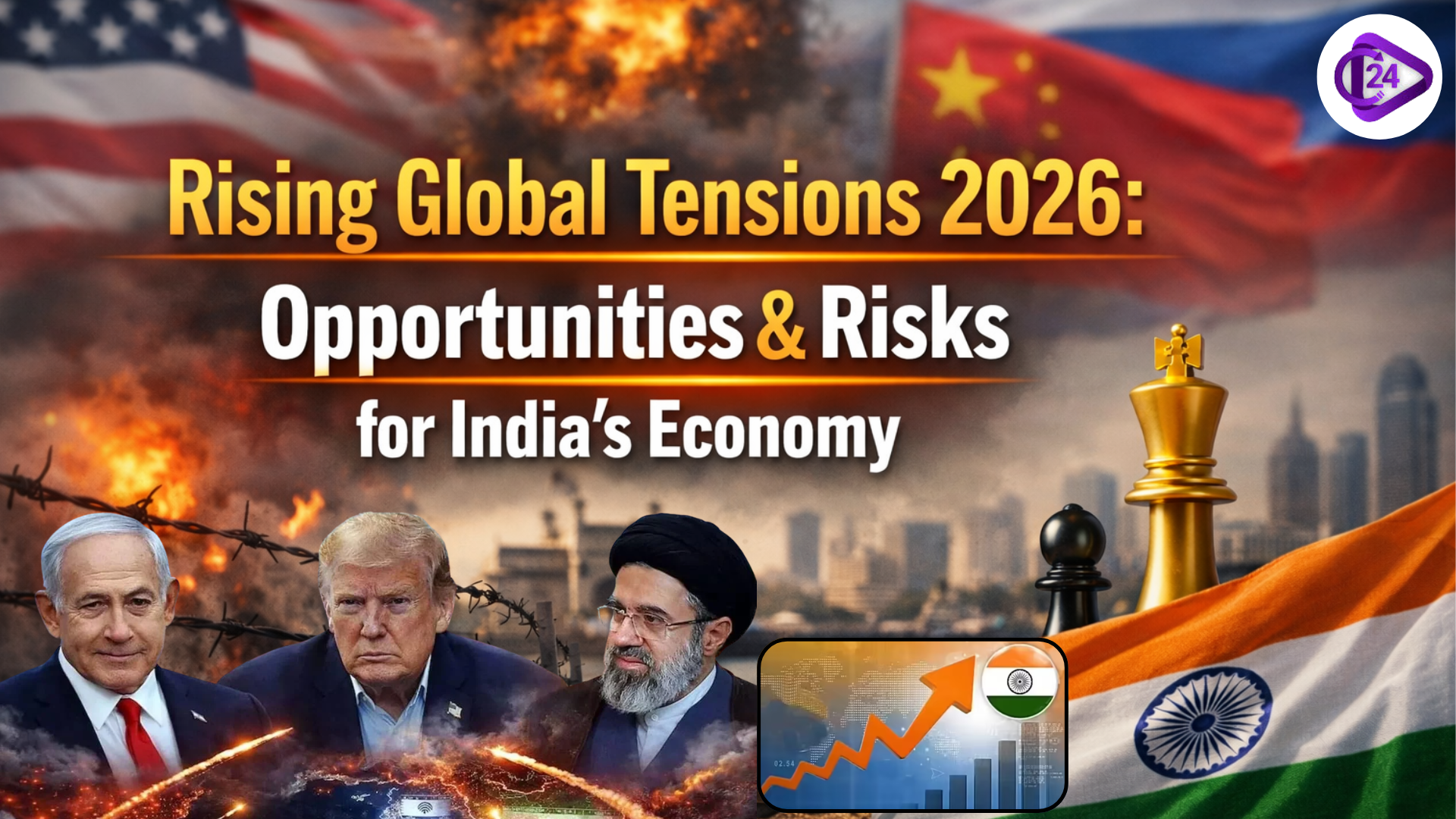 Rising Global Tensions 2026: Opportunities & Risks for India’s Economy