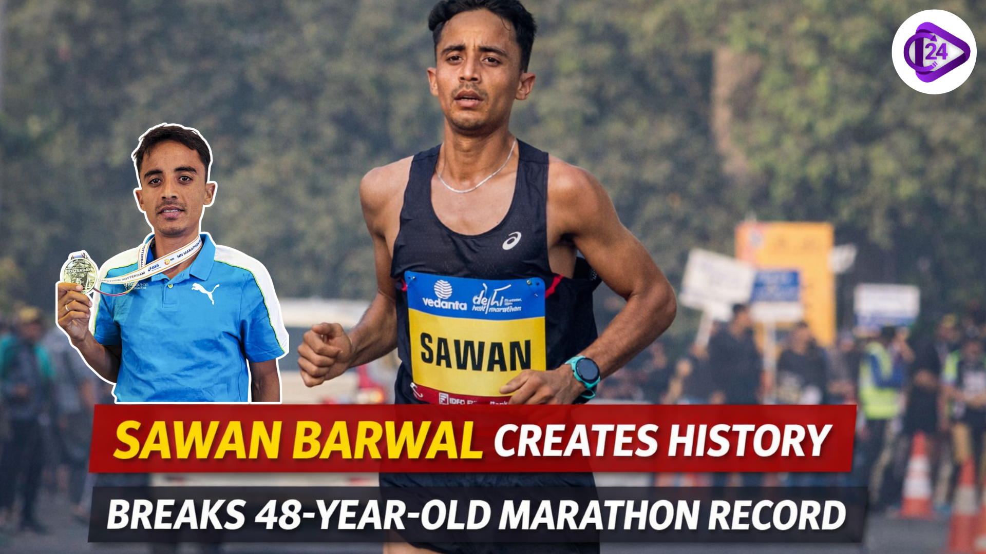Sawan Barwal Creates History, Breaks 48-Year-Old Marathon Record