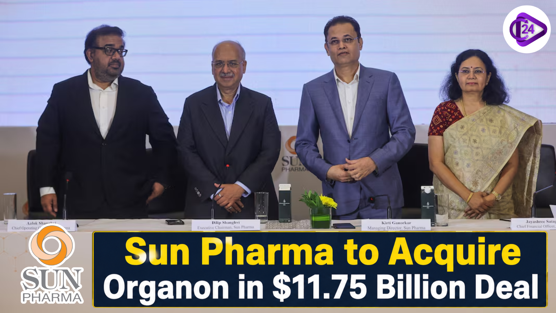 Sun Pharma to Acquire Organon in $11.75 Billion Deal
