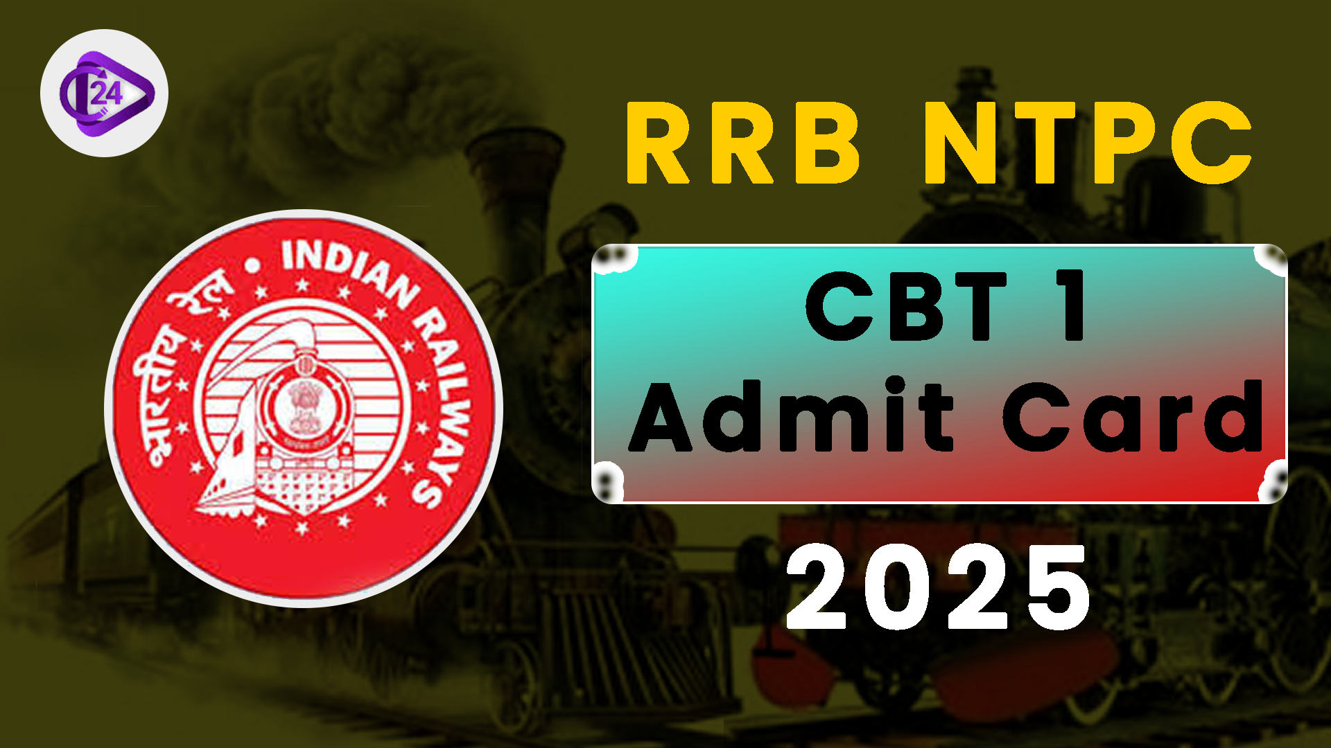 RRB NTPC admit card 