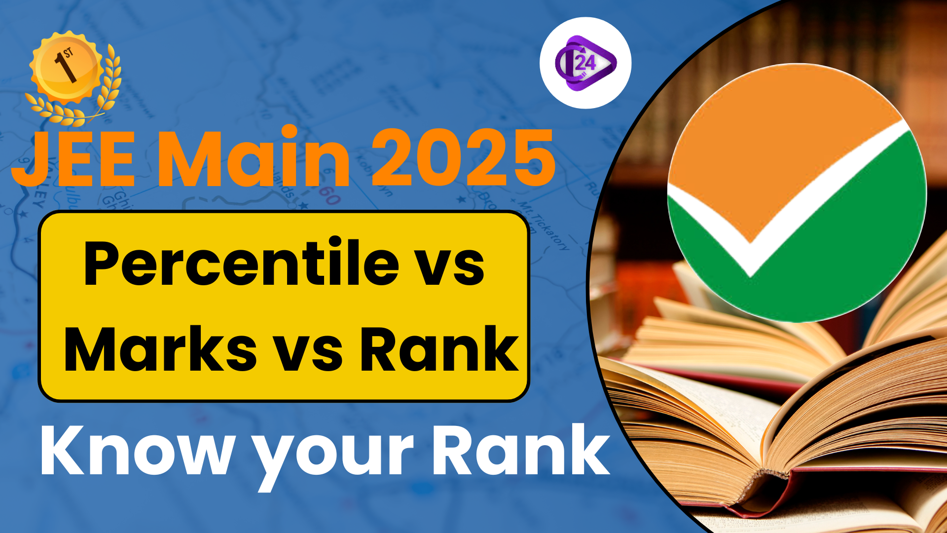 JEE Main 2025 Percentile vs Marks vs Rank  : Know your Rank 