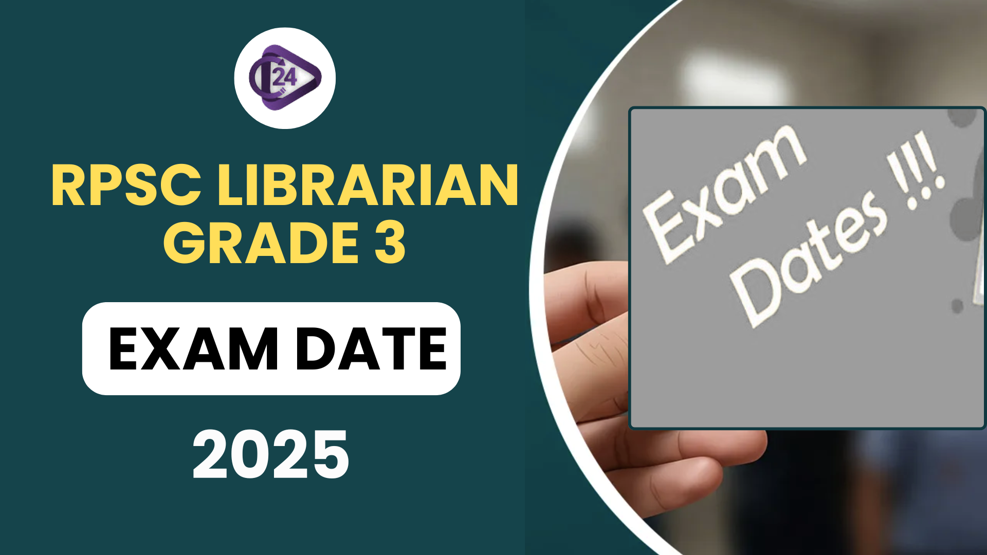 RPSC Librarian Grade 3 Exam Date 2025