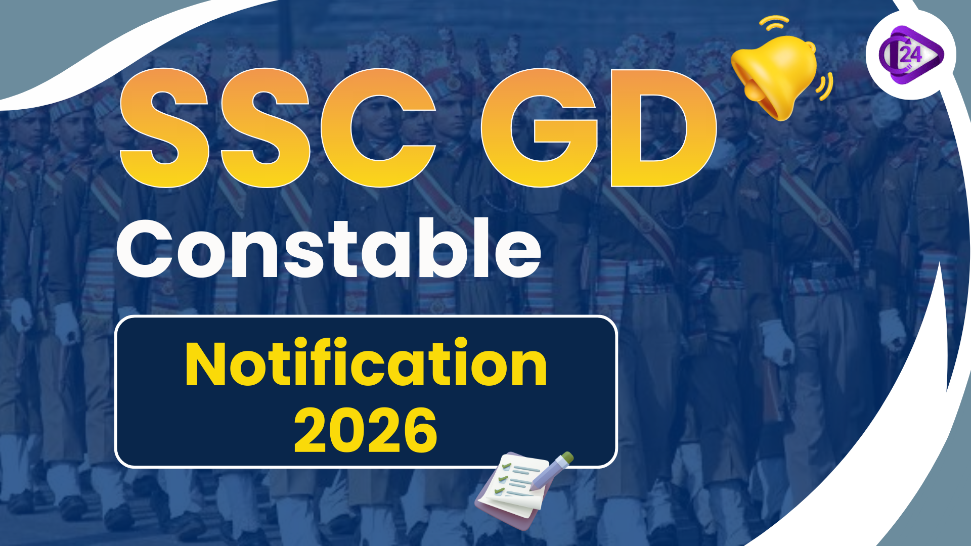 SSC GD  Notification 