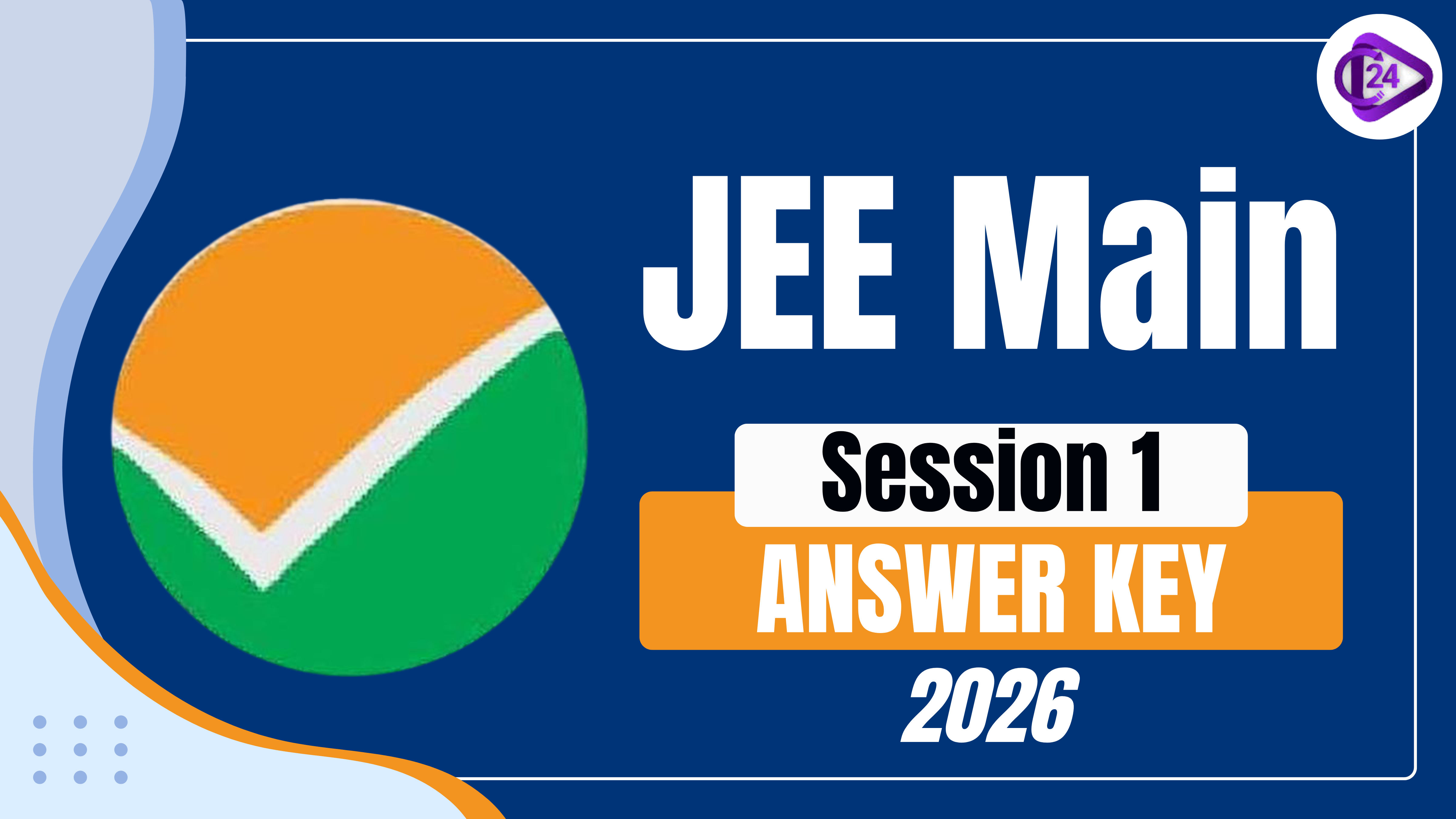 JEE Main Answer Key 2026
