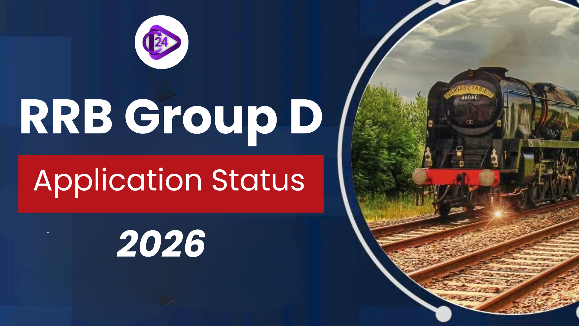 RRB Group D Application Status 2026