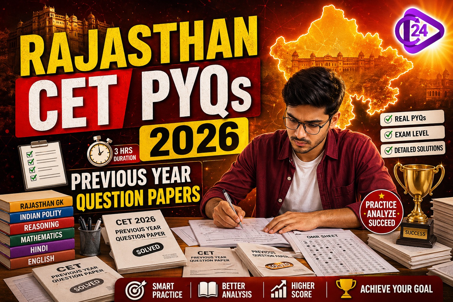 Rajasthan CET Previous Year Question Papers