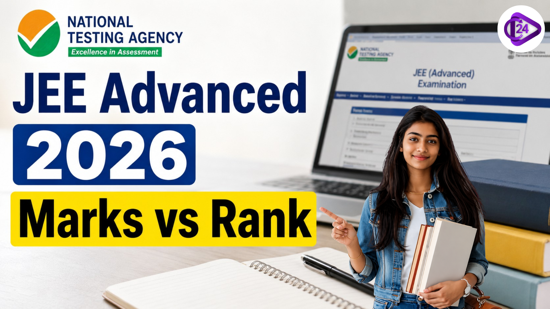 JEE Advanced 2026 marks vs rank