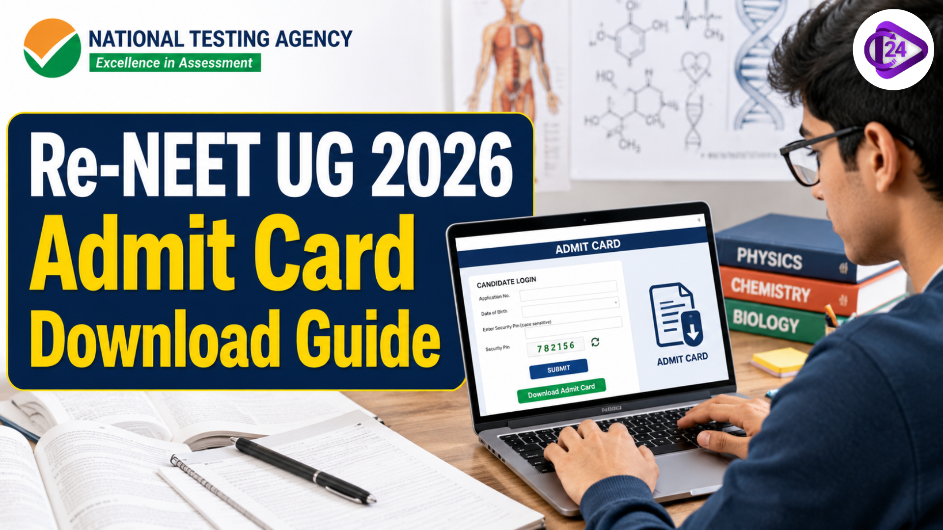 Re-NEET UG 2026 Admit Card Download