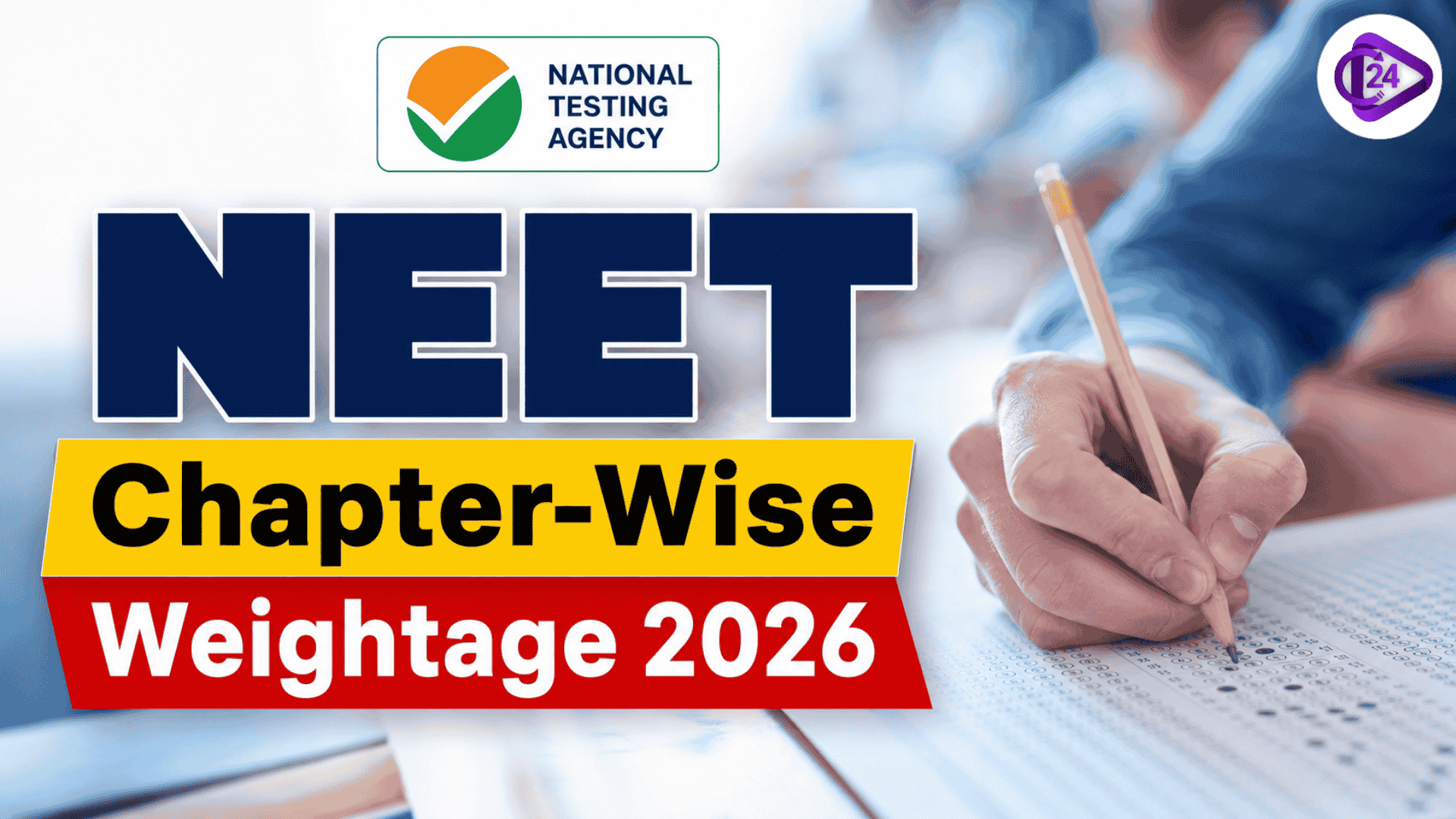 NEET Chapter-Wise Weightage 2026